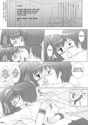 [Turning Point (Uehiro)] Harukyon no Ecchi Hon (The Melancholy of Haruhi Suzumiya) [English] - Page 5