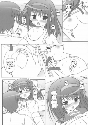 [Turning Point (Uehiro)] Harukyon no Ecchi Hon (The Melancholy of Haruhi Suzumiya) [English] - Page 6