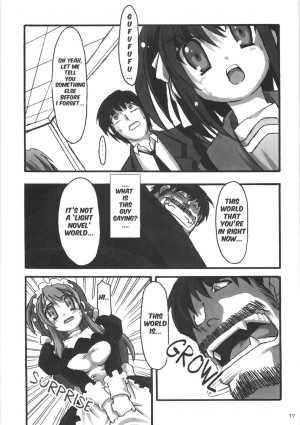  (C70) [NNZ DAN (Great Magami)] SOS-dan Tai NNZ-dan (The Melancholy of Haruhi Suzumiya) [English] [doujin-moe]  - Page 17