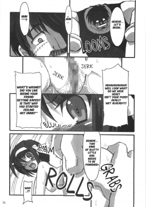  (C70) [NNZ DAN (Great Magami)] SOS-dan Tai NNZ-dan (The Melancholy of Haruhi Suzumiya) [English] [doujin-moe]  - Page 36