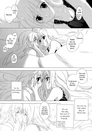 (Lyrical Magical 6) [Kurikoro. (Tokoharu)] Sweetest Love (Mahou Shoujo Lyrical Nanoha) [English] - Page 8