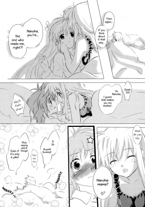 (Lyrical Magical 6) [Kurikoro. (Tokoharu)] Sweetest Love (Mahou Shoujo Lyrical Nanoha) [English] - Page 9