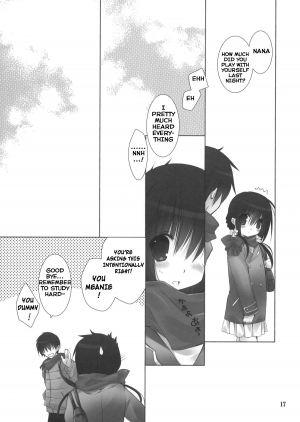 (C83) [Takanaedoko (Takanae Kyourin)] Imouto no Otetsudai 3.5 | Little Sister Helper 3.5 [English] {Hennojin} - Page 16