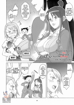 (SC32) [Wagamama Dou (Syowmaru)] Gyakuten Shainban (Ace Attorney) [English] [SaHa] - Page 6