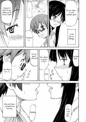 (C77) [Leaf Party (Nagare Ippon)] LeLe Pappa Vol.16 Re;Re; (K-ON!, yuri part only) [English] - Page 7