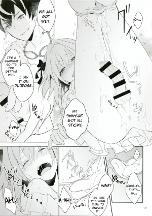 (C95) [kirscherise (Yoshiizumi Hana)] Kirafuri Swimsuit (Fate/Extella Link) [English] - Page 21