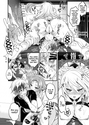 (C93) [Temparing (Tokimachi Eisei)] Futanari Seirei Shimai ni Shieki Sarechau!? (Tales of Xillia 2) [English] {Hennojin} - Page 15