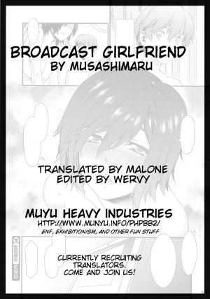[Musashimaru] Haishin Kanojo |  Broadcast Girlfriend (COMIC Megastore 2012-04) [English] {Munyu} - Page 26