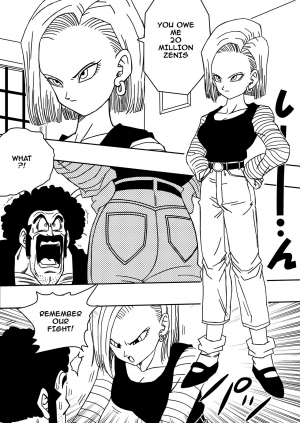 [Yamamoto] 18-gou to Mister Satan!! Seiteki Sentou! | Android N18 and Mr. Satan!! Sexual Intercourse Between Fighters! (Dragon Ball Z) [English] - Page 4