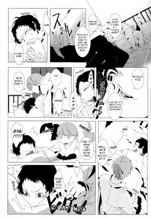 (C78) [Drow4 (HG)] Let's Eat. Shujinkou ga Adachi Tohru o Oishiku Itadaku Hon | Let's Eat. A Delicious Hero, Adachi Tohru Doujinshi (Persona 4) [English] [Kuki Tan] - Page 15