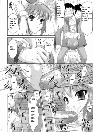 (C71) [U.R.C (Momoya Show-Neko)] Nagato Yuki wa Usagi to Kame no Yume o Miru ka? | Nagato Yuki Dreamt of The Tortoise and The Hare? (Suzumiya Haruhi no Yuuutsu) [English] [maxt] - Page 11