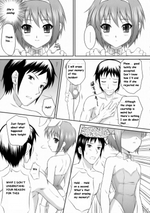 (C71) [U.R.C (Momoya Show-Neko)] Nagato Yuki wa Usagi to Kame no Yume o Miru ka? | Nagato Yuki Dreamt of The Tortoise and The Hare? (Suzumiya Haruhi no Yuuutsu) [English] [maxt] - Page 24