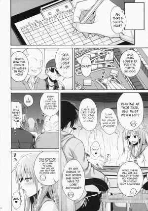 (C87) [40010 1-GO (Shimanto Shisakugata)] Akochan Watching Club (Saki) [English] - Page 13