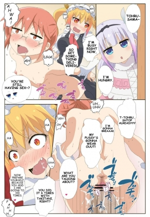 [Akuto] Kobayashi-san | Don't Cucked the Dragon (Kobayashi-san-chi no Maid Dragon) [English] - Page 4