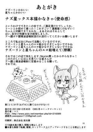 [Cheese Company (Peso)] Tora ga Nezumi ni Kateru Wake ga Nai!! (Touhou Project) [English] {doujins.com} [Digital] - Page 18