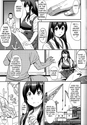 (C85) [Bakunyu Fullnerson (Kokuryuugan)] Torokeru Akagi | Melting Akagi (Kantai Collection -KanColle-) [English] {doujin-moe.us} - Page 7