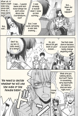 (SC30) [Kodomokeibitai (Eiki Eiki)] Ura Athrun. ~Athrun ga Onna no Ko ni Nacchatta!?~ (Kidou Senshi Gundam SEED DESTINY) [English] [kusanyagi] - Page 14