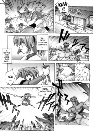 [Yoru no Oto] Vampire Hunter (Tatakau Heroine Ryoujoku Anthology Toukiryoujoku 3) (English) [Kizlan] - Page 2
