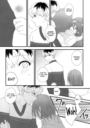 (C89) [Somnium (Kisaragi Ao)] Innocent Blue - Before Sunrise (Tokyo Ghoul) [English] [biribiri] - Page 38