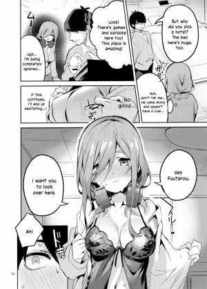 (C96) [Circle-FIORE (Ekakibit)] Miku no Baai | Miku's Situation (Gotoubun no Hanayome) [English] - Page 12