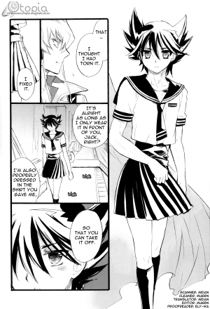 (SPARK3) [Rapan (Himuro Shizuku)] Sailor Fuku to Duel King (Yu-Gi-Oh! 5D's) [English] [utopia-doujinshi] - Page 32