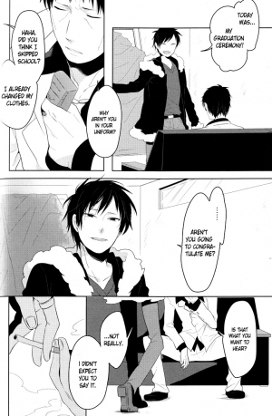  (C78) [WORLD BOX, Bon's (Yuu, Sumeragi Sora)] 2-nen to 8-kagetsu no Kiseki | A Journey of 2 Years and 8 Months (Durarara!!) [English] [ebil_trio]  - Page 64