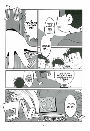 (6tsugo no Tamashii Forever) [OK-2 (Shiriana Doriru)] Uchi no Jinan wa Doutee Hishojo (Osomatsu-san) [English] [Rapinii] - Page 5