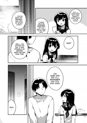 (SC2016 Summer) [squeezecandyheaven (Ichihaya)] Imouto wa Amnesia | My Little Sister Has Amnesia [English] [ATF] - Page 23