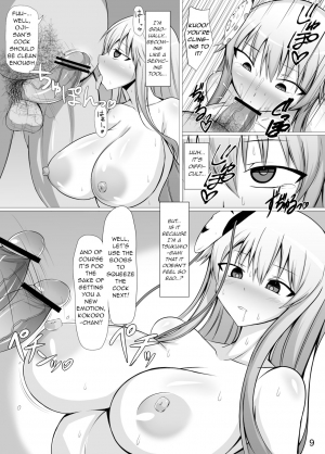 [Shichiten Battou (Muska)] Inyoku no Emotion | Emotion of Lust (Touhou Project) [English] [q91] [Digital] - Page 9