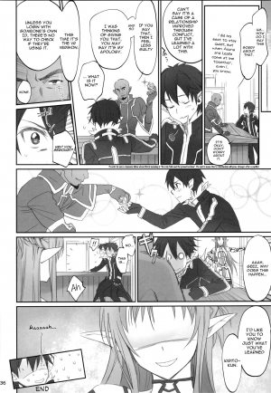 (C92) [Bloody Okojo (Caviar, Mojyako)] Voyeuristic Disorder (Sword Art Online) [English] [EHCOVE] - Page 36