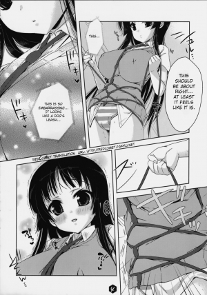 (SC45) [Nama Cream Biyori (Nanase Meruchi)] Mio-tan! 3 (K-ON!) [English] [redCoMet] - Page 5