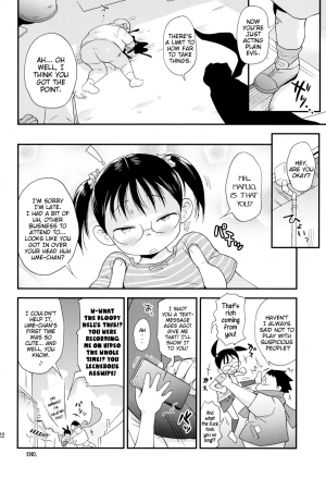  (C96) [Status Doku (Isawa Nohri)] Ume-chan wa Kuchi ga Warui | Ume-chan Has a Naughty Mouth (+ Postscript Manga) (English) {Mistvern}  - Page 23