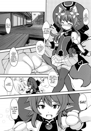 (C83) [Tanmatsu Ijou (BadHanD)] Kitsune no Yomeibiri (Shinrabansho) [English] [biribiri] - Page 6