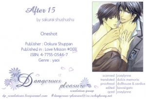 [Sakurai Shushushu] After 15 (Love Misson #003) [English] {Dangerous Pleasure} - Page 38