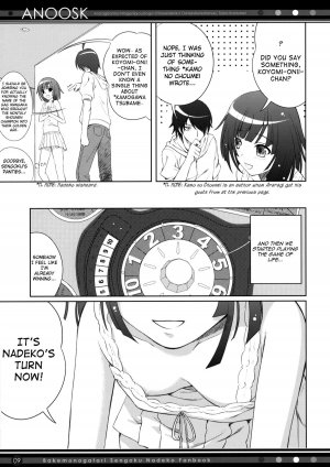 (COMIC1☆4) [40010 1-GO (40010Prototype)] ANOOSK (Bakemonogatari) [English] [heixyin] - Page 9