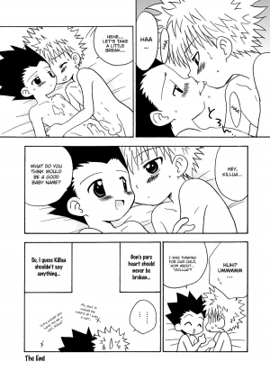 [Kurikomi (Adachi Himiko)] Friendship (Hunter x Hunter) [English] [Busy Bee Translations] - Page 18