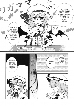 (Reitaisai 9) [Mikkamisaki (Nadzuka)] Remilia ga Genjitsukyou Iri | Remilia in My Hometown in Reality (Touhou Project) [English] [Yendi] - Page 7