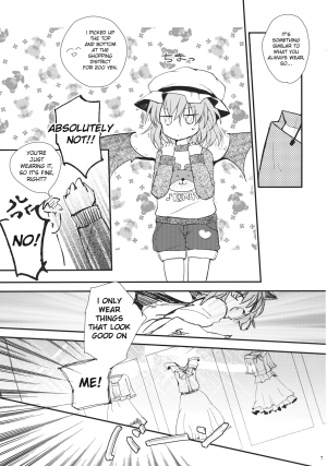 (Reitaisai 9) [Mikkamisaki (Nadzuka)] Remilia ga Genjitsukyou Iri | Remilia in My Hometown in Reality (Touhou Project) [English] [Yendi] - Page 8