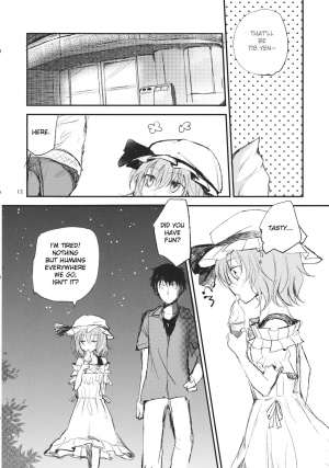 (Reitaisai 9) [Mikkamisaki (Nadzuka)] Remilia ga Genjitsukyou Iri | Remilia in My Hometown in Reality (Touhou Project) [English] [Yendi] - Page 13