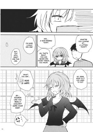 (Reitaisai 9) [Mikkamisaki (Nadzuka)] Remilia ga Genjitsukyou Iri | Remilia in My Hometown in Reality (Touhou Project) [English] [Yendi] - Page 17