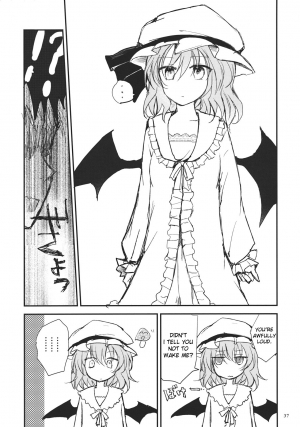 (Reitaisai 9) [Mikkamisaki (Nadzuka)] Remilia ga Genjitsukyou Iri | Remilia in My Hometown in Reality (Touhou Project) [English] [Yendi] - Page 38