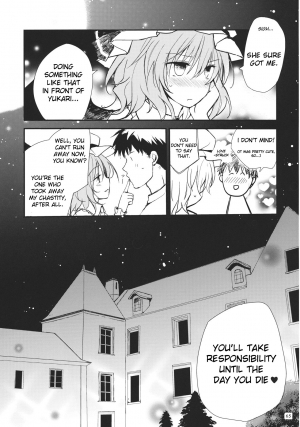 (Reitaisai 9) [Mikkamisaki (Nadzuka)] Remilia ga Genjitsukyou Iri | Remilia in My Hometown in Reality (Touhou Project) [English] [Yendi] - Page 66