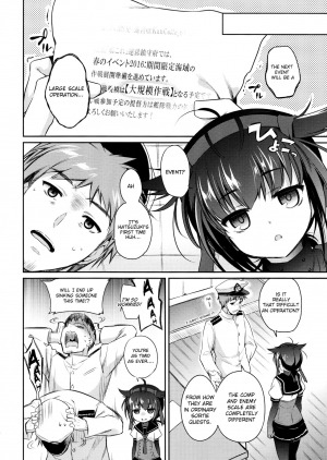 (COMIC1☆10) [K+W (Sasachinn)] Hatsuzuki no Yoru ni Kokoro Tokashite | Heart Melt on the Night of the New Moon (Kantai Collection -KanColle-) [English] [iamadooddood + /a/nonymous] - Page 6