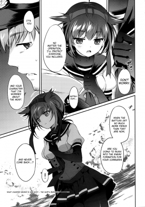 (COMIC1☆10) [K+W (Sasachinn)] Hatsuzuki no Yoru ni Kokoro Tokashite | Heart Melt on the Night of the New Moon (Kantai Collection -KanColle-) [English] [iamadooddood + /a/nonymous] - Page 7