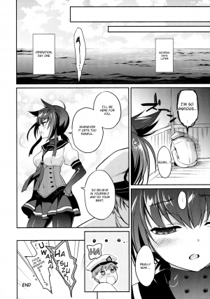 (COMIC1☆10) [K+W (Sasachinn)] Hatsuzuki no Yoru ni Kokoro Tokashite | Heart Melt on the Night of the New Moon (Kantai Collection -KanColle-) [English] [iamadooddood + /a/nonymous] - Page 20