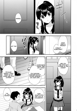 (Houraigekisen! Yo-i! 25Senme) [Rosapersica (Ichinomiya)] Yoru Yahagi ~Teitoku to Himitsu no Sofa Jouji~ (Kantai Collection -KanColle-) [English] [Constantly] - Page 9