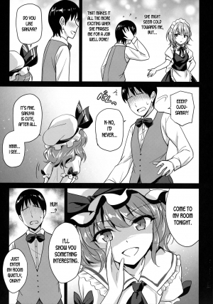 (Reitaisai 15) [54BURGER (Marugoshi)] Sakuya-san o Sukikatte ni Dekiru Ken (Touhou Project) [English] [desudesu] - Page 6