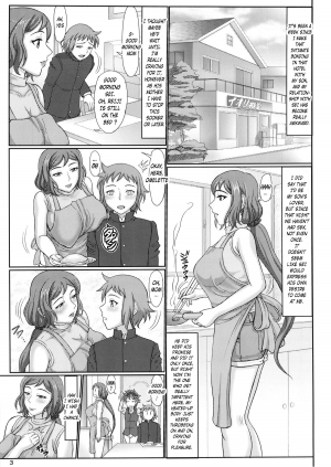 (C86) [Gouon (SWA)] Haha Netori 2 Mama-tenchou Jitaku Kanraku Hen (Gundam Build Fighters) [English] {Laruffii} - Page 4