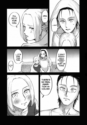 (Dai 25 Kai Hekigai Chousa Haku) [bin (Enko)] Ryuseigun ni Oyasumi | A Good Night For a Meteor Shower (Shingeki no Kyojin) [English] [Roadwarior2] - Page 24