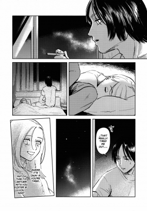 (Dai 25 Kai Hekigai Chousa Haku) [bin (Enko)] Ryuseigun ni Oyasumi | A Good Night For a Meteor Shower (Shingeki no Kyojin) [English] [Roadwarior2] - Page 29